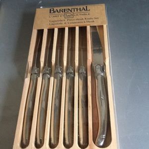 Barenthal Laguoile All Stainless Steak Knives Set France